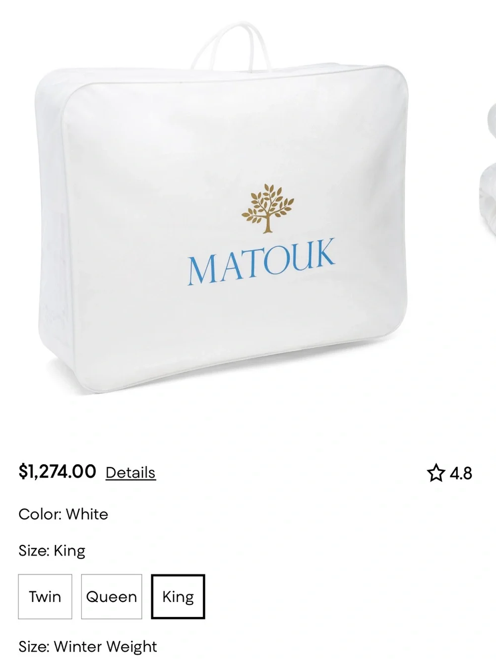 Matouk Montreux Down Comforter